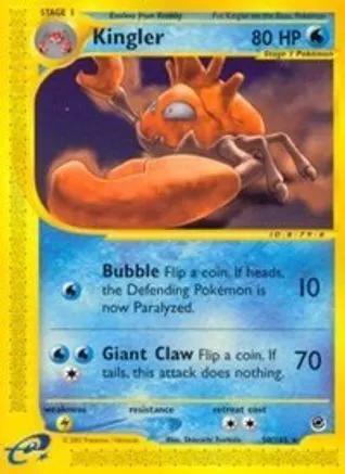 Kingler 050/165 - Expedition Reverse Holofoil