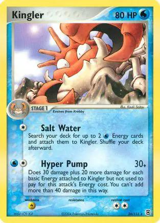Kingler 026/112 - FireRed & LeafGreen Reverse Holofoil