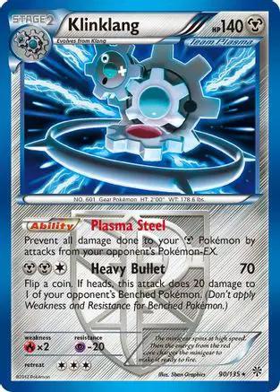 Klinklang (Team Plasma) 090/135 - Plasma Storm Reverse Holofoil