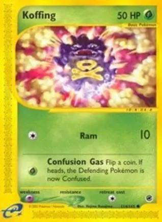 Koffing 114/165 - Expedition Reverse Holofoil