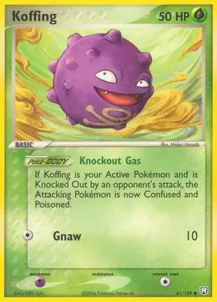 Koffing 061/109 - Team Rocket Returns Reverse Holofoil