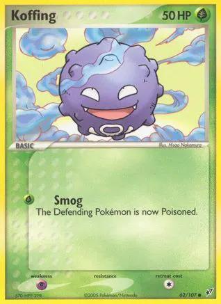 Koffing 062/107 - Deoxys - Reverse Holofoil