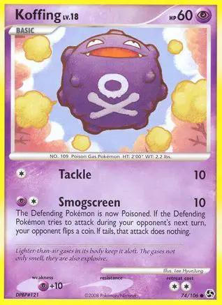 Koffing 074/106 - Great Encounters Reverse Holofoil