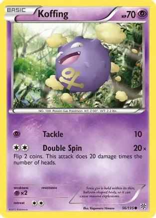 Koffing 056/135 - Plasma Storm Reverse Holofoil