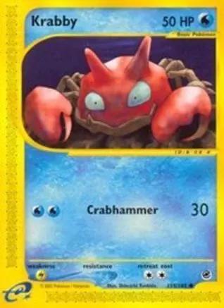 Krabby 115/165 - Expedition Reverse Holofoil