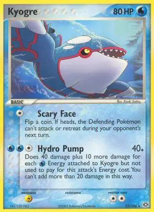 Kyogre 015/106 - Emerald - Reverse Holofoil