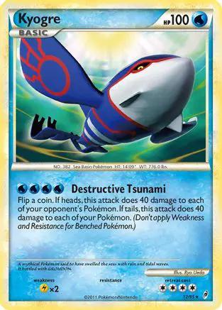 Kyogre 012/95 - Call of Legends Reverse Holofoil