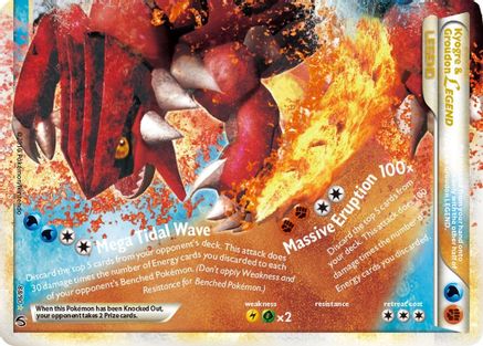Kyogre & Groudon Legend (Bottom) 088/90 - Undaunted Holofoil