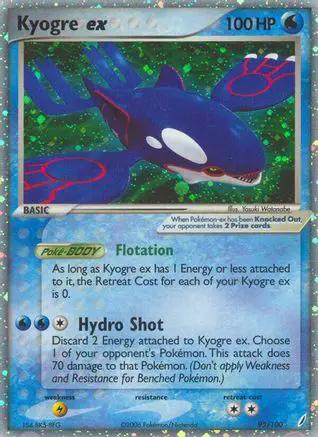 Kyogre ex 095/100 - Crystal Guardians Holofoil