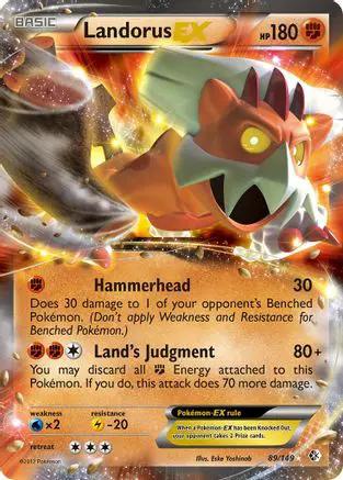 Landorus EX 089/149 - Boundaries Crossed Holofoil