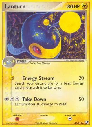 Lanturn 040/115 - Unseen Forces Reverse Holofoil