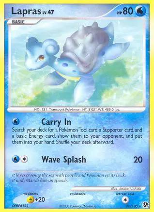Lapras 021/106 - Great Encounters Reverse Holofoil