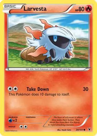 Larvesta 020/101 - Noble Victories Reverse Holofoil
