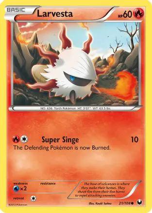 Larvesta 021/108 - Dark Explorers