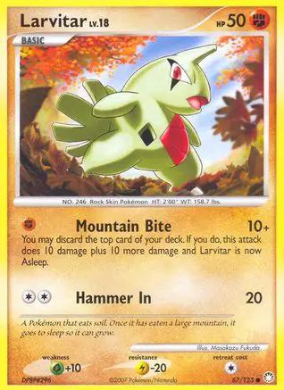 Larvitar 087/123 - Mysterious Treasures