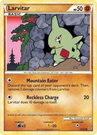 Larvitar 050/95 - Unleashed Reverse Holofoil