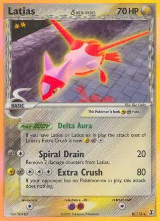 Latias (Delta Species) 008/113 - Delta Species Reverse Holofoil