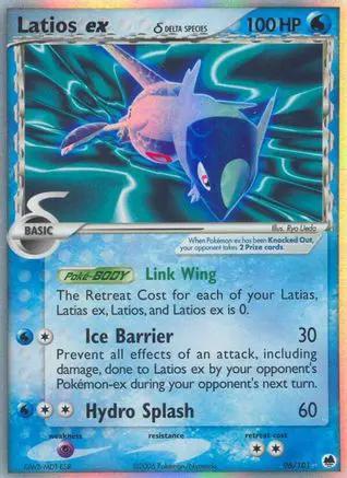 Latios ex (Delta Species) 096/101 - Dragon Frontiers Holofoil