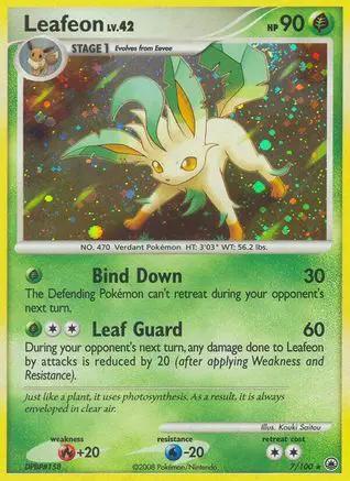 Leafeon 007/100 - Majestic Dawn Reverse Holofoil