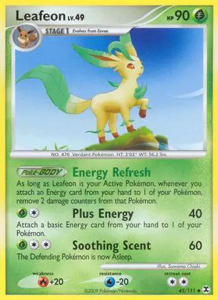 Leafeon 045/111 - Rising Rivals Reverse Holofoil
