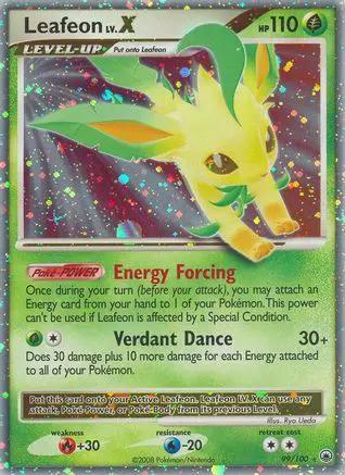 Leafeon LV.X 099/100 - Majestic Dawn Holofoil