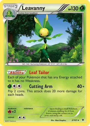 Leavanny 003/101 - Noble Victories Reverse Holofoil