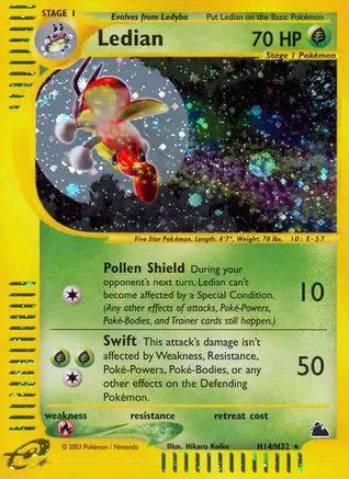 Ledian (H14) H14 - Skyridge - Holofoil