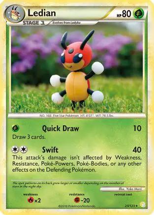 Ledian 025/123 - HeartGold SoulSilver