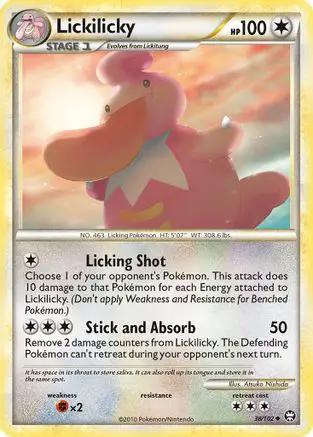 Lickilicky 038/102 - Triumphant Reverse Holofoil