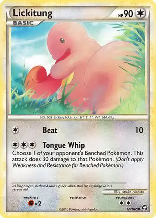 Lickitung 066/102 - Triumphant Reverse Holofoil