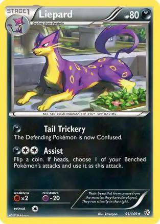 Liepard 091/149 - Boundaries Crossed Reverse Holofoil
