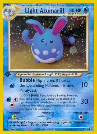 Light Azumarill 013/105 - Neo Destiny