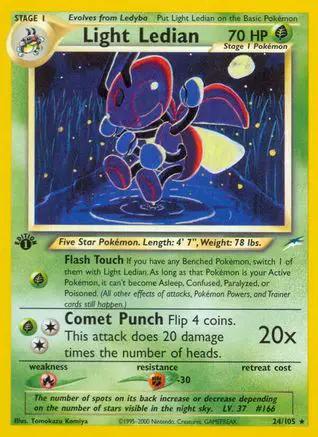 Light Ledian 024/105 - Neo Destiny 1st Edition