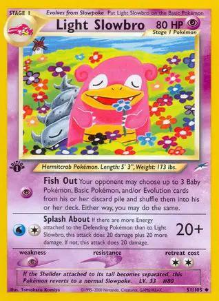 Light Slowbro 051/105 - Neo Destiny 1st Edition