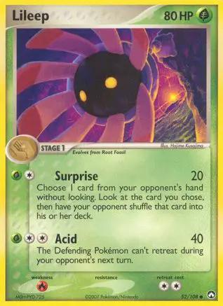 Lileep 052/108 - Power Keepers Reverse Holofoil