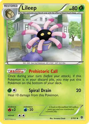 Lileep 003/101 - Plasma Blast