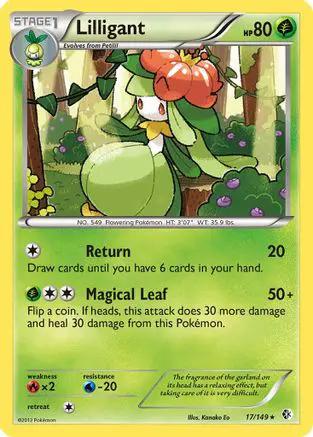 Lilligant 017/149 - Boundaries Crossed Reverse Holofoil