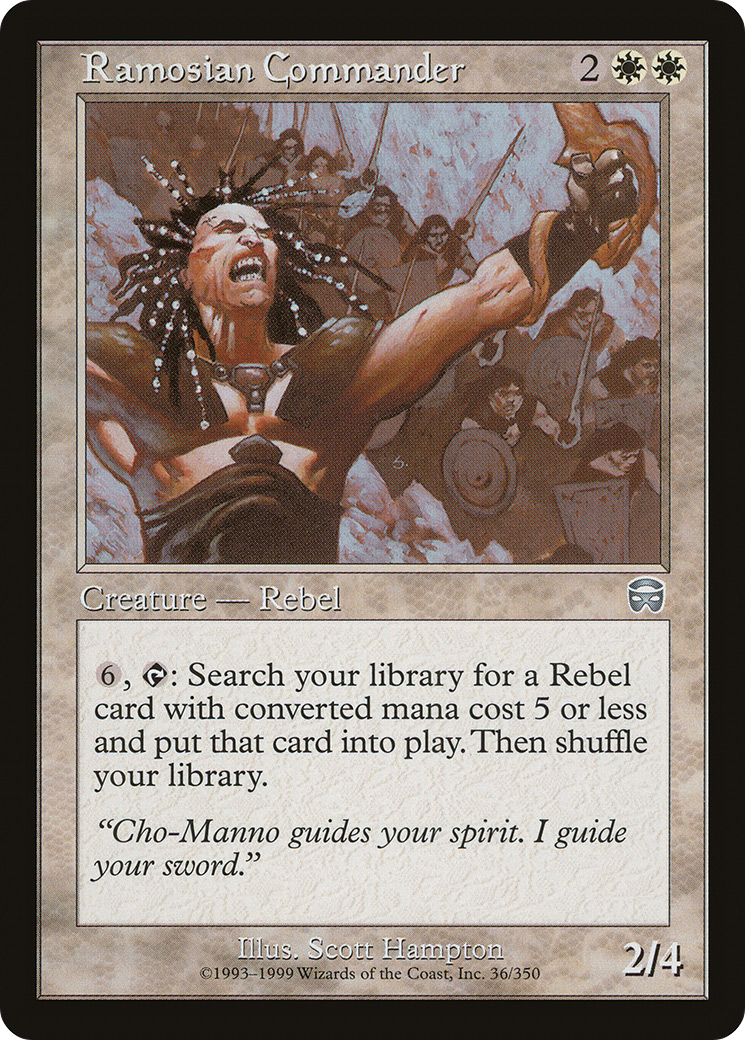 Ramosian Commander (MMQ-036) - Mercadian Masques