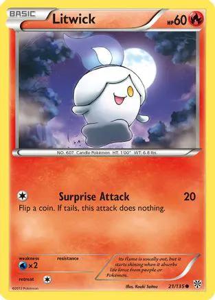 Litwick 021/135 - Plasma Storm Reverse Holofoil