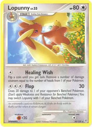 Lopunny 030/130 - Diamond and Pearl Reverse Holofoil