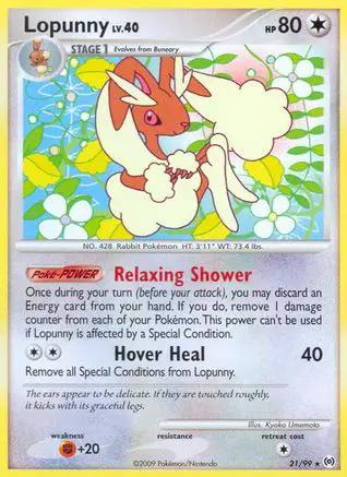 Lopunny 021/99 - Arceus Reverse Holofoil