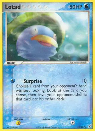 Lotad 035/107 - Deoxys Reverse Holofoil
