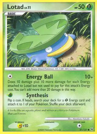 Lotad 081/127 - Platinum Reverse Holofoil