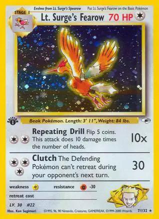 Lt. Surge's Fearow 007/132 - Gym Heroes
