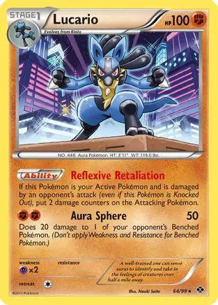 Lucario 064/99 - Next Destinies Reverse Holofoil