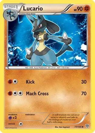 Lucario 077/135 - Plasma Storm Reverse Holofoil
