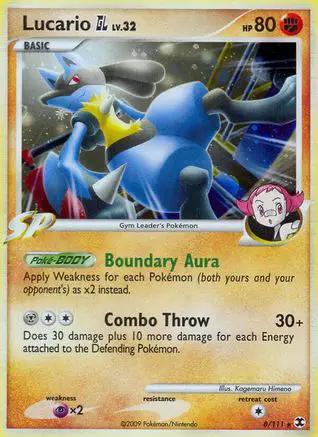 Lucario GL 008/111 - Rising Rivals Reverse Holofoil