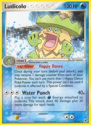 Ludicolo 019/107 - Deoxys Reverse Holofoil