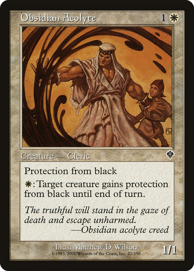 Obsidian Acolyte (INV-022) - Invasion