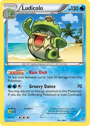 Ludicolo 031/135 - Plasma Storm Reverse Holofoil